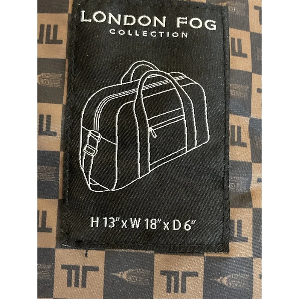 NWT Cognac / Brown London Fog Foldable‎ Travel  Duffle Bag, $78 Sports, Gift